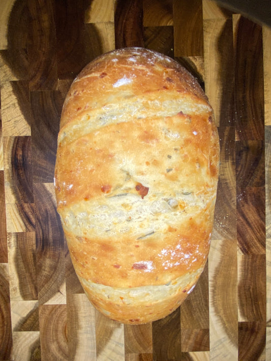 Pimento + Pepper Jack Country Bread